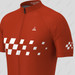 Men's Gradient Race Flag Cycling Jersey - Brick