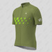 Men's Gradient Race Flag Cycling Jersey - Olive/Green