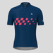 Men's Gradient Race Flag Cycling Jersey - Navy Pink