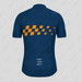 Men's Gradient Race Flag Cycling Jersey - Navy/Orange