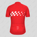 Men's Gradient Race Flag Cycling Jersey - Red