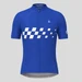 Men's Gradient Race Flag Cycling Jersey - Blue