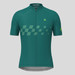 Men's Gradient Race Flag Cycling Jersey - Green