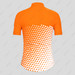 Women's Gradient Triangle Cycling Jersey - Orange