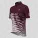 Women's Gradient Triangle Cycling Jersey - Claret