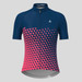 Women's Gradient Triangle Cycling Jersey - Navy/Pink