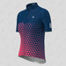 Women's Gradient Triangle Cycling Jersey - Navy/Pink