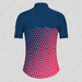 Women's Gradient Triangle Cycling Jersey - Navy/Pink