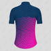 Women's Gradient Triangle Cycling Jersey - Navy/Magenta