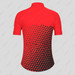 Women's Gradient Triangle Cycling Jersey - Red/Black