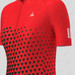 Women's Gradient Triangle Cycling Jersey - Red/Black