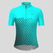 Women's Gradient Triangle Cycling Jersey - Light Blue