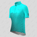 Women's Gradient Triangle Cycling Jersey - Light Blue