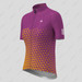 Women's Gradient Triangle Cycling Jersey - Purple/Mustard
