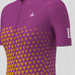 Women's Gradient Triangle Cycling Jersey - Purple/Mustard
