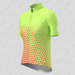 Women's Gradient Triangle Cycling Jersey - Green/Guava