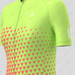 Women's Gradient Triangle Cycling Jersey - Green/Guava