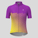 Women's Gradient Triangle Cycling Jersey - Purple/Yellow