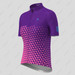 Women's Gradient Triangle Cycling Jersey - Purple/Pink