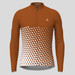 Gradient Triangle Men's LS Cycling Jersey - Brown