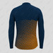 Gradient Triangle Men's LS Cycling Jersey - Navy/Orange