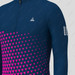 Gradient Triangle Men's LS Cycling Jersey - Navy/Magenta