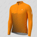 Gradient Triangle Men's LS Cycling Jersey - Orange