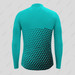 Gradient Triangle Men's LS Cycling Jersey - Light Blue