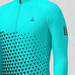 Gradient Triangle Men's LS Cycling Jersey - Light Blue