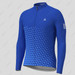 Gradient Triangle Men's LS Cycling Jersey - Blue