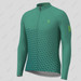 Gradient Triangle Men's LS Cycling Jersey - Green
