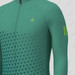 Gradient Triangle Men's LS Cycling Jersey - Green