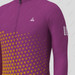 Gradient Triangle Men's LS Cycling Jersey - Purple/Mustard