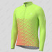 Gradient Triangle Men's LS Cycling Jersey -Green/Guava