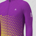 Gradient Triangle Men's LS Cycling Jersey - Purple/Yellow