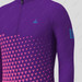 Gradient Triangle Men's LS Cycling Jersey - Purple/Pink