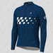 Men's Gradient Race Flag Cycling Jersey - Navy