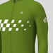 Men's Gradient Race Flag LS Cycling Jersey - Moss