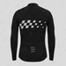 Men's Gradient Race Flag LS Cycling Jersey - Black