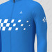 Men's Gradient Race Flag LS Cycling Jersey - Blue