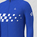 Men's Gradient Race Flag LS Cycling Jersey - Blue