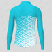 Women's Gradient Triangle LS Cycling Jersey - Light Blue