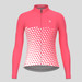 Women's Gradient Triangle LS Cycling Jersey - Pink