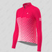 Women's Gradient Triangle LS Cycling Jersey - Red