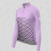 Women's Gradient Triangle LS Cycling Jersey - Light Purple