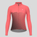 Women's Gradient Triangle LS Cycling Jersey - Guava