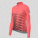 Women's Gradient Triangle LS Cycling Jersey - Guava