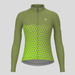 Women's Gradient Triangle LS Cycling Jersey - Olive/Green