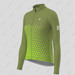 Women's Gradient Triangle LS Cycling Jersey - Olive/Green