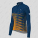 Women's Gradient Triangle LS Cycling Jersey - Navy/Orange